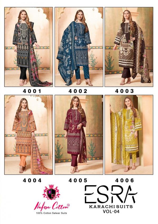 Nafisha Esra Vol-4- Karachi Suits